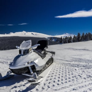 Snowmobiling in Pamporovo