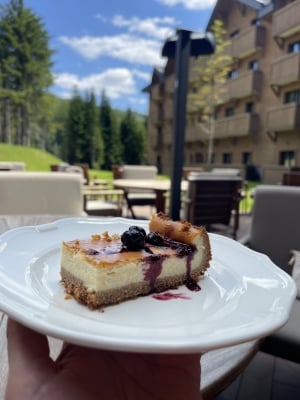 Cheesecake at Mountain Brunch Swissotel Kolasin