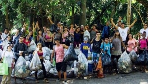 Almost 9 tons of plastic were collected on the beaches of Costa del Este
