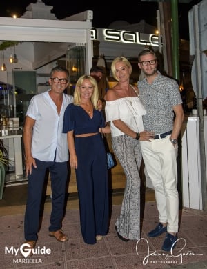 Double Date Night For Denise van Outen in Marbella