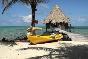 Glover Atoll, the furthest from Belize