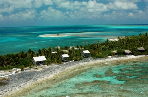 Glover Atoll, the furthest from Belize
