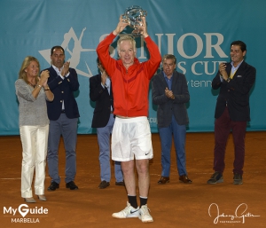John McEnroe digs deep to win the 2017 Senior Masters Cup in Marbella
