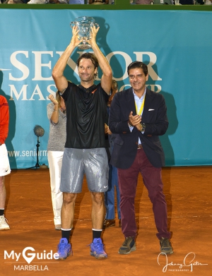 John McEnroe digs deep to win the 2017 Senior Masters Cup in Marbella