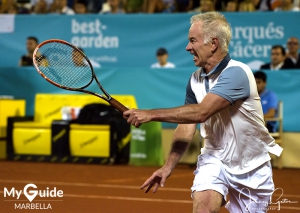 John McEnroe digs deep to win the 2017 Senior Masters Cup in Marbella