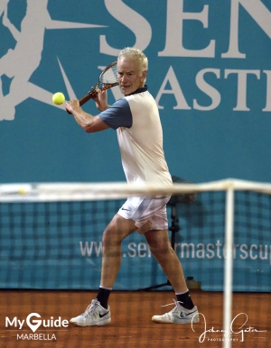 John McEnroe digs deep to win the 2017 Senior Masters Cup in Marbella