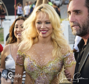 Marbella media frenzy as Pamela Anderson opens Playa Padre with Maria Bravo