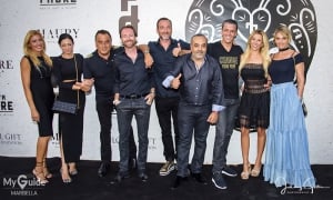 Marbella media frenzy as Pamela Anderson opens Playa Padre with Maria Bravo