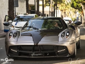 Pagani Huayra arrives at Daytona in Puerto Banus