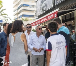 Horacio Pagani arrives at Daytona in Puerto Banus