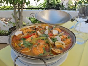 Cataplana, at Porches Velho restaurant, Algarve