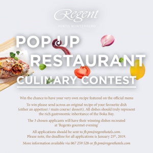 Prize Game at the Regent's Pop-Up Restaurant