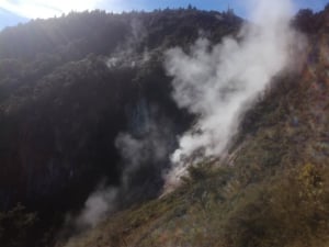 Rainbow Mountain View Half Way Up