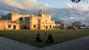 The former Convent of San Bernardino de Siena in Valladolid, Yucatan