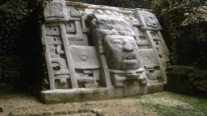 The Mayan ruins of Lamanai, in Belize