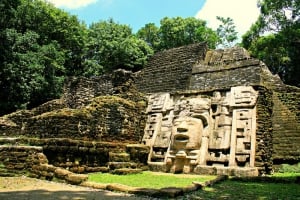The Mayan ruins of Lamanai, in Belize