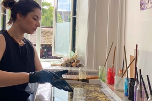 Copenhague : atelier marbrure du papier de 2 heures avec Goda