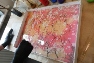 Copenhague : atelier marbrure du papier de 2 heures avec Goda