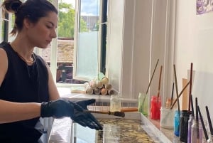 Copenaghen (workshop di marmorizzazione della carta di 2 ore con Goda)