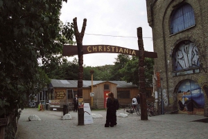 Copenaghen e Christiania: tour guidato in bicicletta in francese