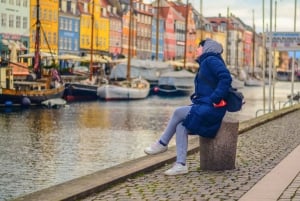 Cidade de Copenhague, centro histórico, Nyhavn, passeio a pé pela arquitetura