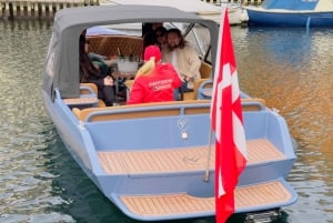Copenhague : Visite guidée des canaux en bateau électrique
