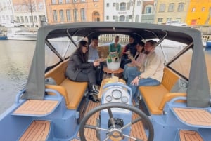 Copenhague: Visita guiada por los canales en barco eléctrico