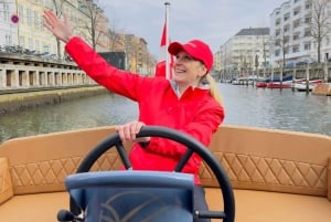 Kopenhagen: Geführte Grachtentour im Elektro-Boot