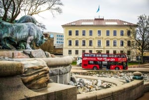 Kopenhaga: Wycieczka autobusowa Hop-On Hop-Off z opcją rejsu statkiem