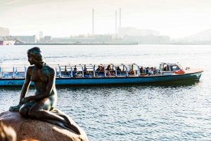 København: Hop-on-hop-off busstur med mulighet for båttur
