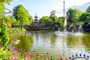 Kopenhagen: Tivoli Gardens toegangsbewijs met onbeperkt aantal ritten