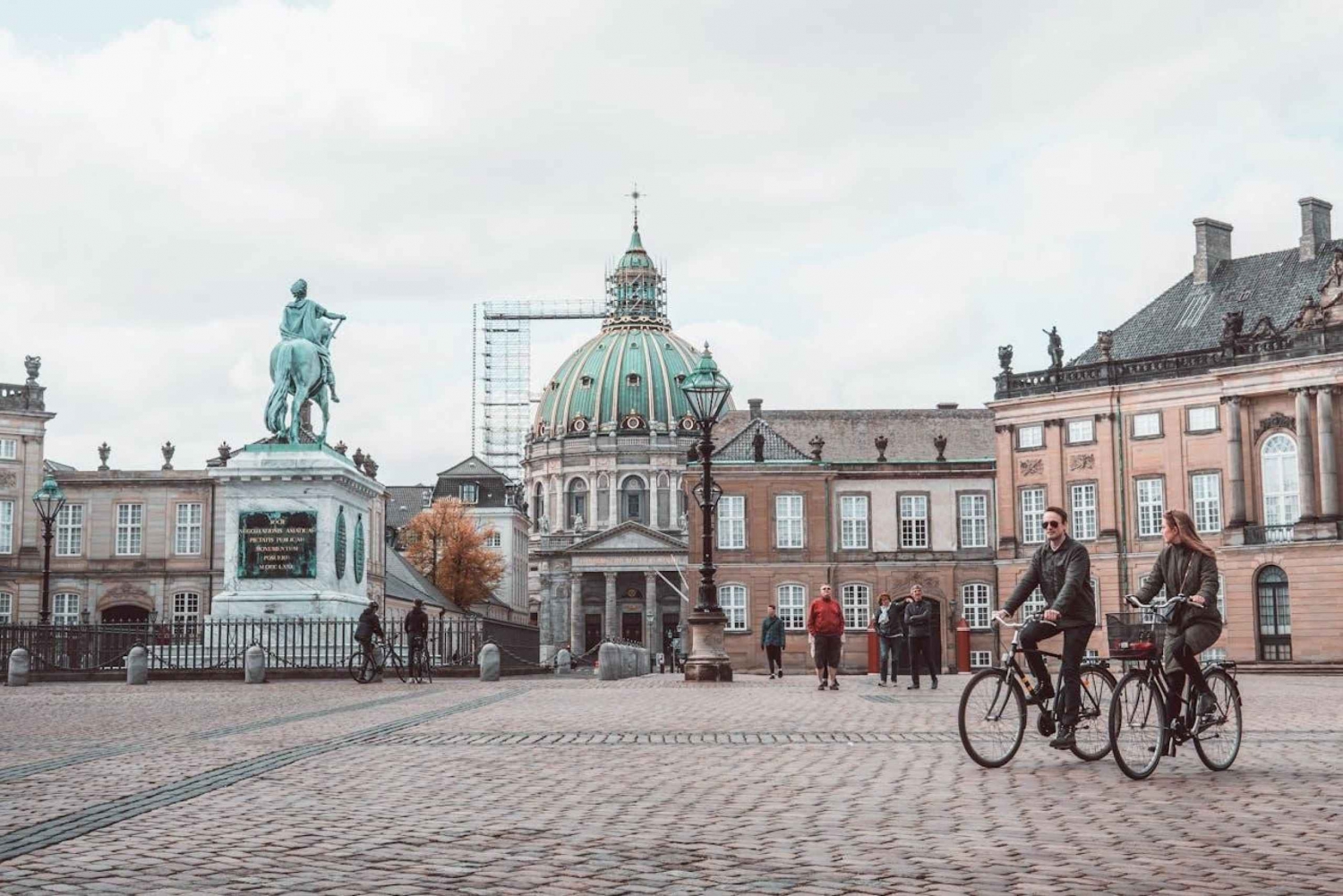 Copenaghen: tour di gruppo in bicicletta di 3 ore in francese