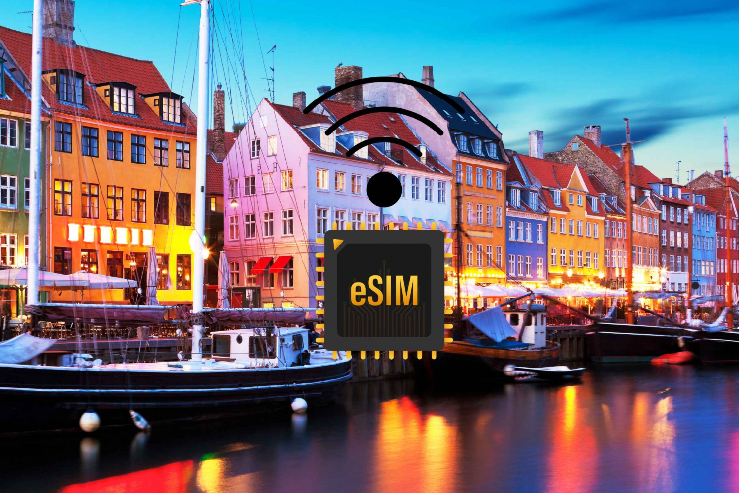 eSIM Denmark : Internet Data Plan high-speed 4G/5G