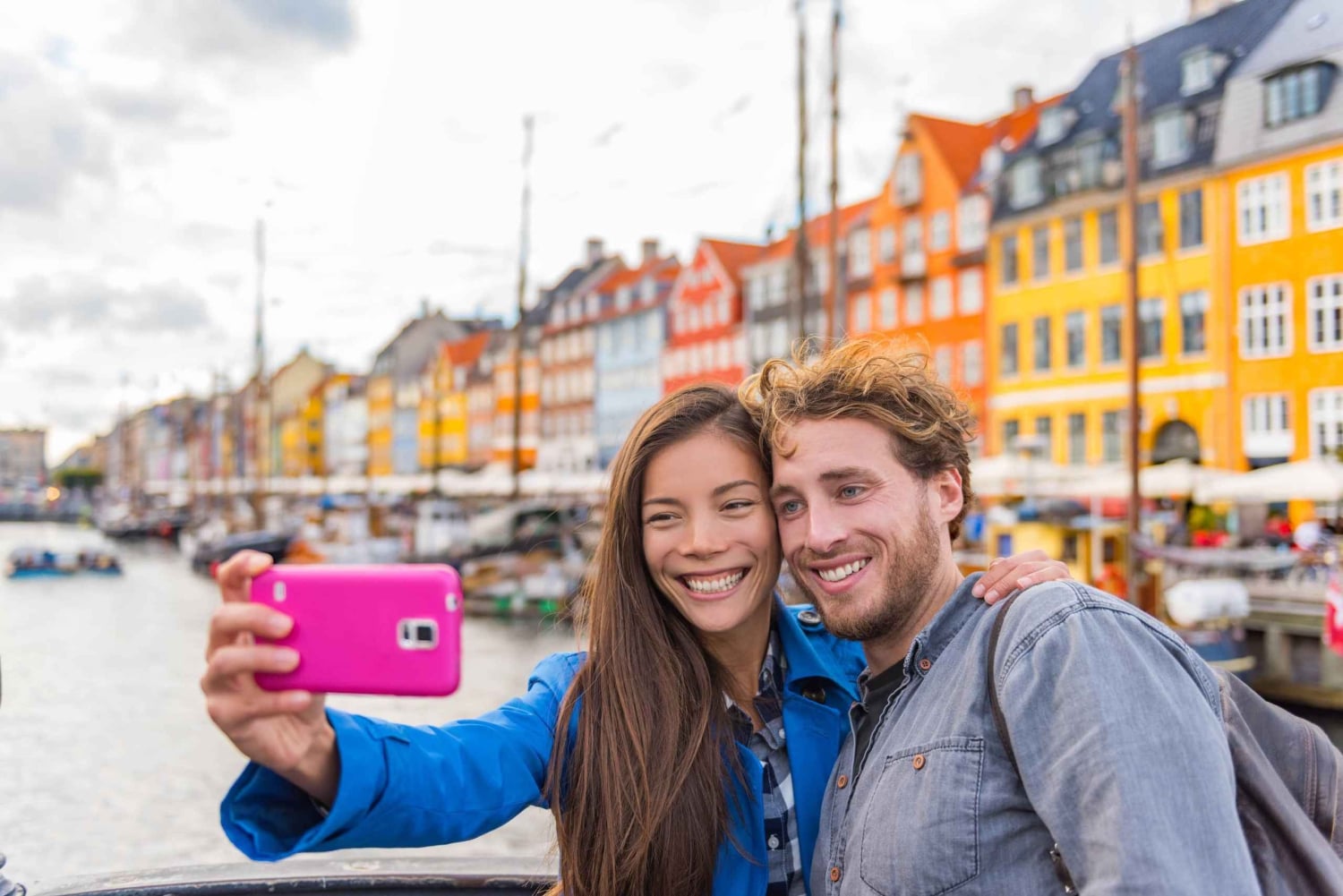 Tour guidato della città di Copenaghen, Nyhavn e palazzi