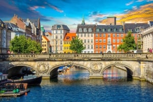 Tour guidato della città di Copenaghen, Nyhavn e palazzi