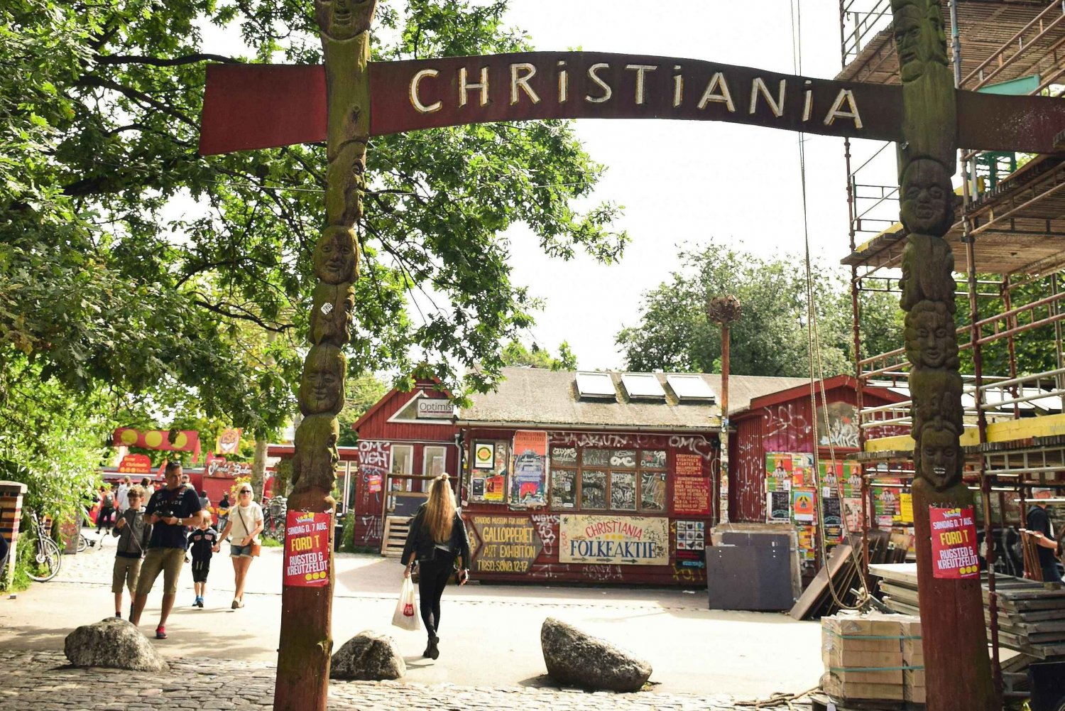 Kööpenhamina: Christiania & Christianshavn opastettu kävelykierros.