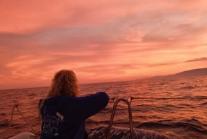 2 horas de navegação ao pôr do sol em um veleiro em Platja d'Aro