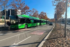 Flughafen Girona: Bustransfer zum/vom Bahnhof Figueras