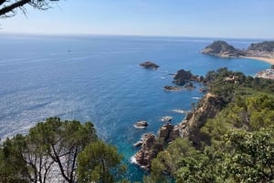 Barcelone : Tossa de Mar, Costa Brava : bateau et randonnée côtière