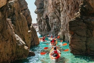 Barcelone : Tossa de Mar - Excursion en kayak et plongée en apnée avec repas à 3 plats