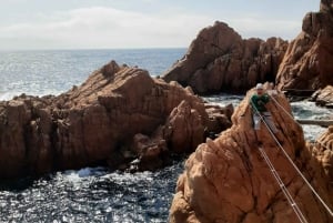 Cala Moli via ferrata: explore cliffs above the Mediterranean