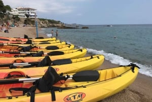 Kajakken en snorkelen in Playa de Aro, Costa Brava