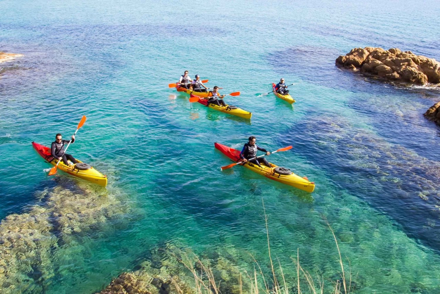 Costa Brava: Sea Caves Kayaking and Snorkeling Tour