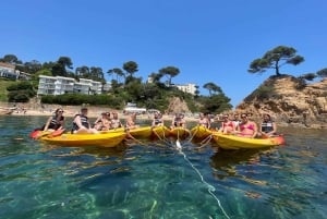 Au départ de Barcelone : excursion en kayak et plongée avec tuba sur la Costa Brava avec pique-nique
