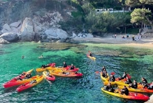 Au départ de Barcelone : excursion en kayak et plongée avec tuba sur la Costa Brava avec pique-nique
