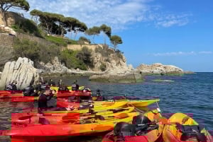 Au départ de Barcelone : excursion en kayak et plongée avec tuba sur la Costa Brava avec pique-nique