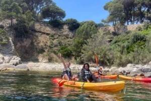 Au départ de Barcelone : excursion en kayak et plongée avec tuba sur la Costa Brava avec pique-nique