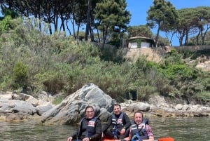 Au départ de Barcelone : excursion en kayak et plongée avec tuba sur la Costa Brava avec pique-nique