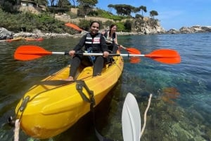 Au départ de Barcelone : excursion en kayak et plongée avec tuba sur la Costa Brava avec pique-nique