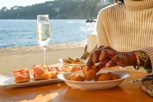 From Barcelona: Girona, Calella & Medieval Village Day Trip